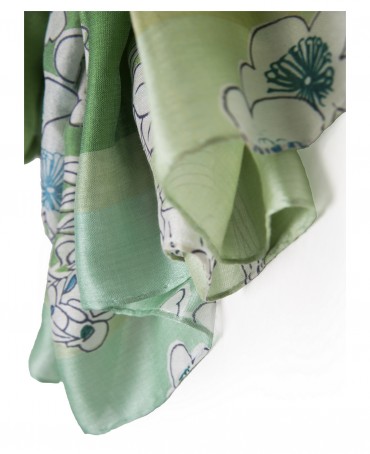 Палантин Женский SN40-JAPONAIS/BLEU.SIEL